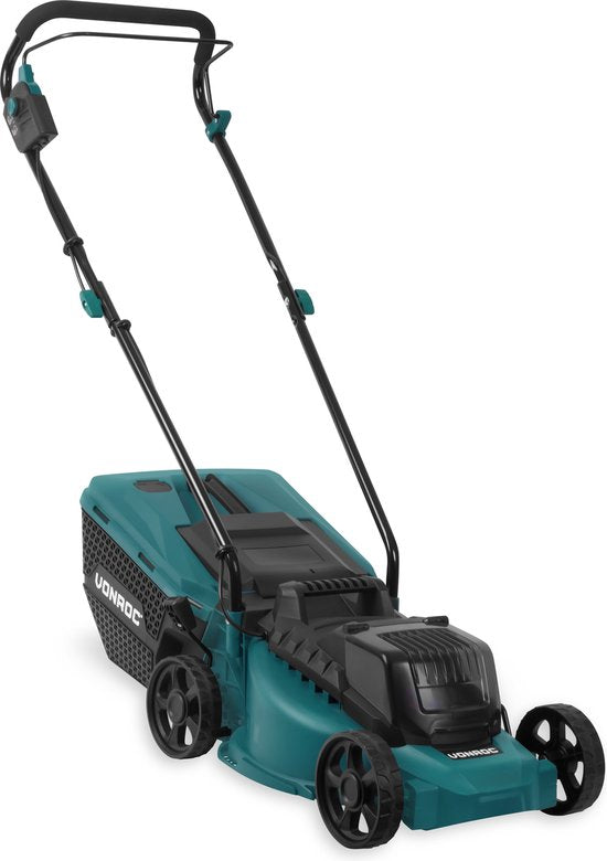 Tondeuse à gazon sans fil 40V - VONROC - Réglage de la hauteur - 33cm - Sans batterie ni chargeur