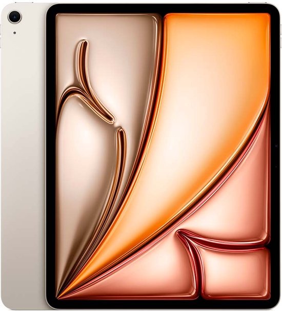 Apple iPad Air (2024) - 13 pouces - Wi-Fi + Cellular - 512 Go - Beige - 6e génération