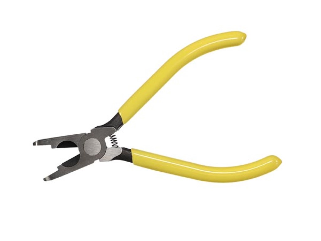 Pince à sertir Toolland pour connecteurs UR/UY/UG - Jaune